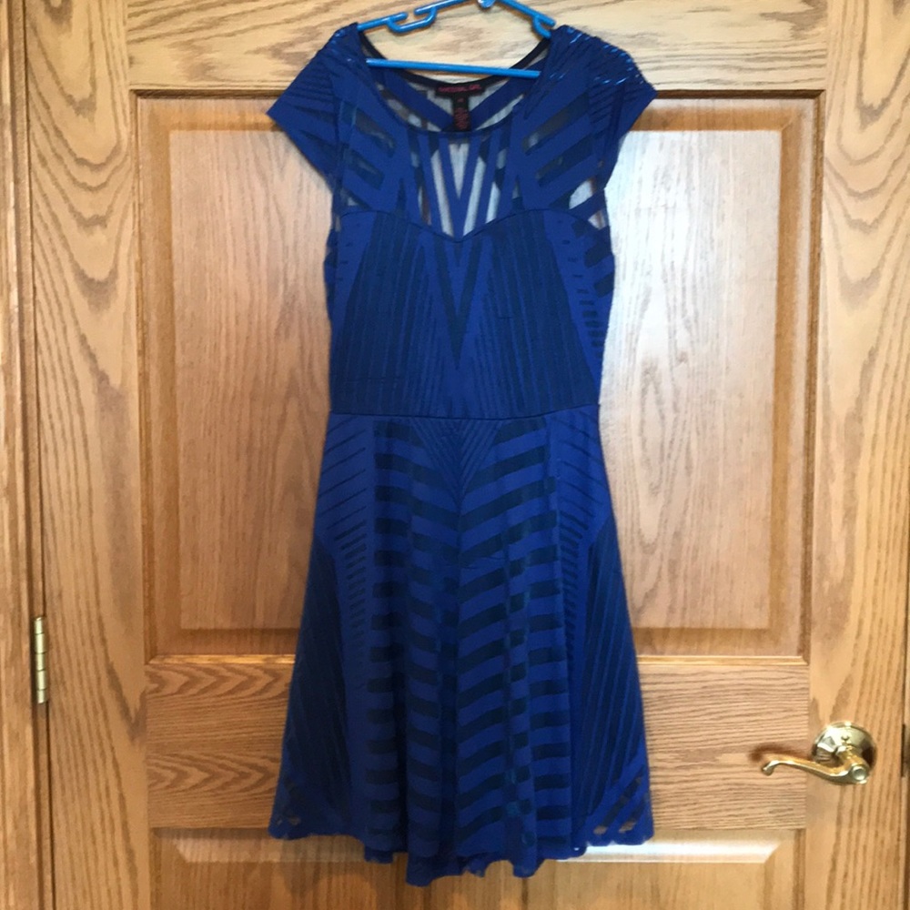Material shirt Blue Dress